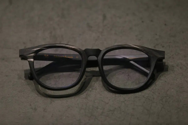 Rigards black and white frosted clear glasses RG0097(1)